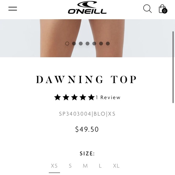 NWT O’Neill Dawning Blue Moon Top - Picture 10 of 16